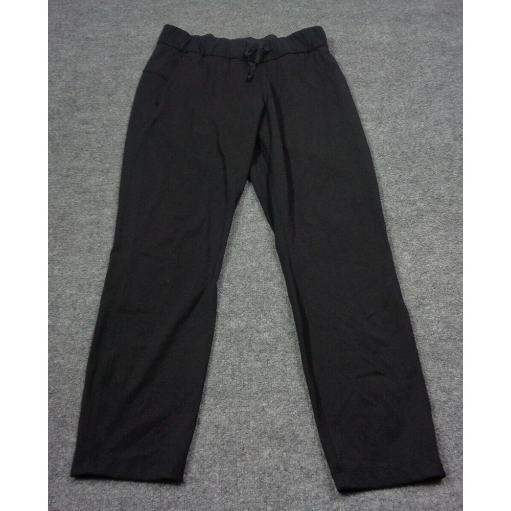 Lululemon Pants Womens Black 6 On The Fly Stretch Everyday Wear Performance